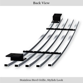 APS GR07FFC26S - Polished Stainless Steel Lower Bumper Horizontal Billet Grille