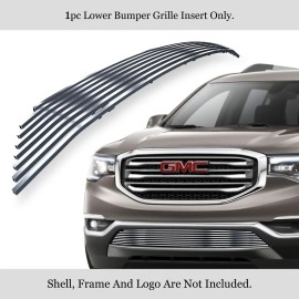 APS GR07FFD16S - Polished Stainless Steel Lower Bumper Horizontal Billet Grille