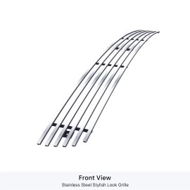 APS GR07FFD95S - Polished Stainless Steel Lower Bumper Horizontal Billet Grille