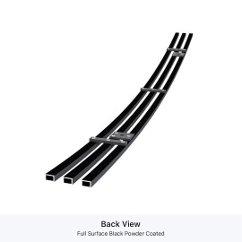 APS GR07FFE70J - Black Stainless Steel Top Bumper Horizontal Billet Grille