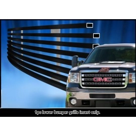 APS GR07FFH35J - Black Stainless Steel Lower Bumper Horizontal Billet Grille