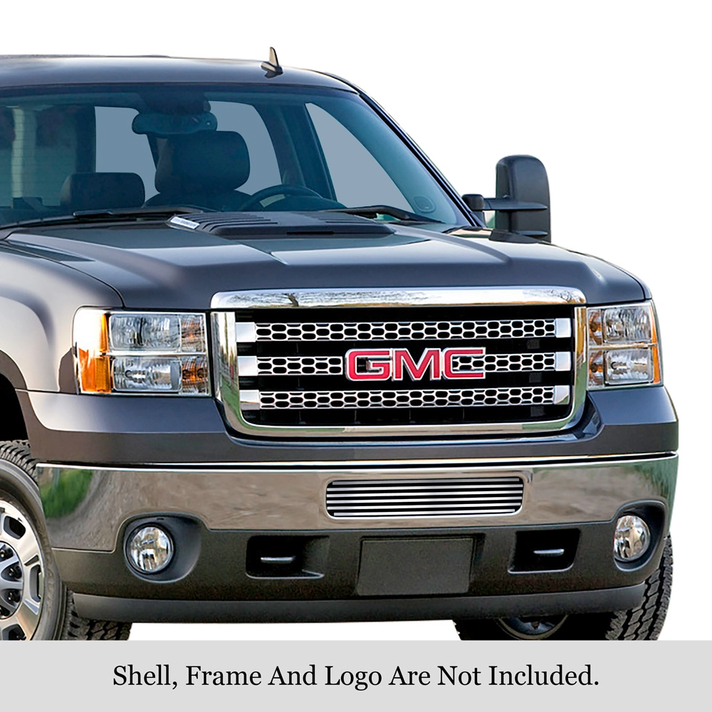 APS GR07FFH35S - Polished Stainless Steel Lower Bumper Horizontal Billet Grille