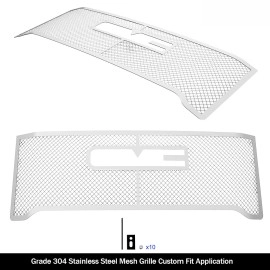 APS GR07GEA97S - Polished Stainless Steel Main Upper 2.5mm Wire Mesh Grille