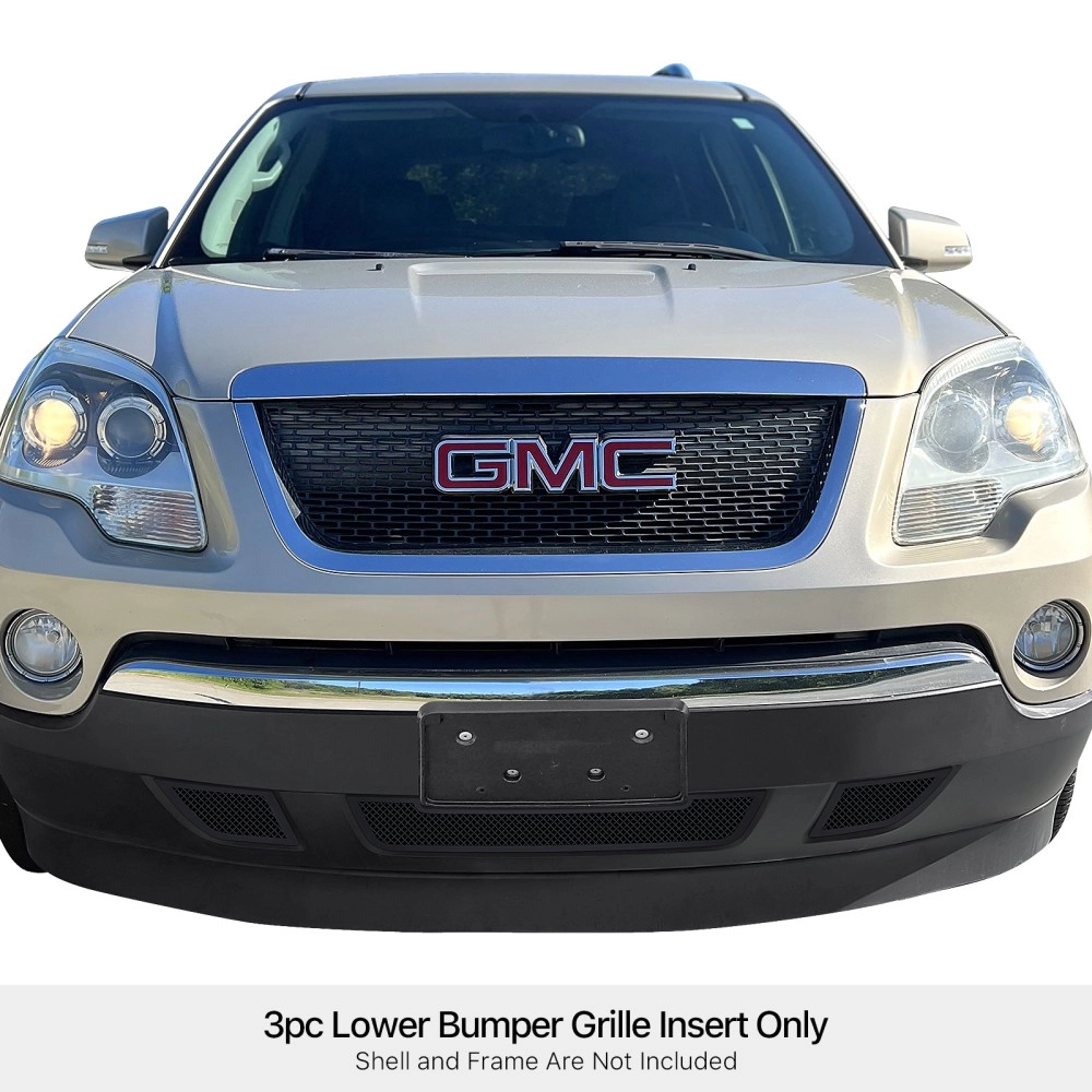 APS GR07GFE14H - Black Stainless Steel Lower Bumper 1.8mm Wire Mesh Grille