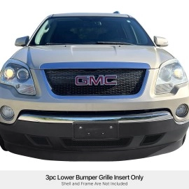 APS GR07GFE14H - Black Stainless Steel Lower Bumper 1.8mm Wire Mesh Grille