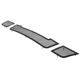 APS GR07GFE14H - Black Stainless Steel Lower Bumper 1.8mm Wire Mesh Grille