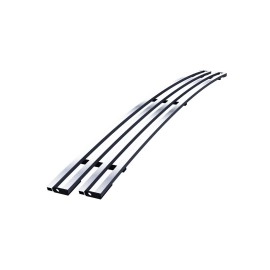 APS GR07HED73S - Polished Stainless Steel Lower Bumper Horizontal Billet Grille
