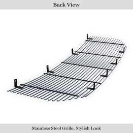 APS GR07HFC62S - Polished Stainless Steel Main Upper Horizontal Billet Grille