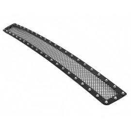 APS GR07LFD95H - Black Stainless Steel Lower Bumper 1.8mm Wire Mesh Grille w/ Rivet