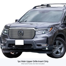 APS GR08FEA87S - Polished Stainless Steel Main Upper Horizontal Billet Grille