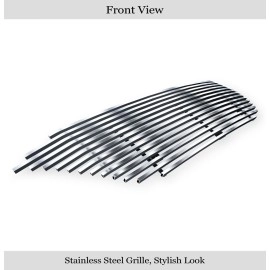 APS GR08FFC14C - Hairline Stainless Steel Main Upper Horizontal Billet Grille