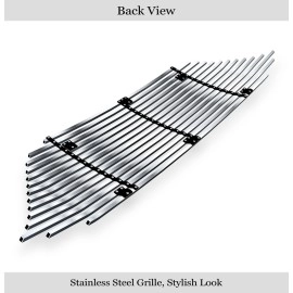 APS GR08FFC14C - Hairline Stainless Steel Main Upper Horizontal Billet Grille