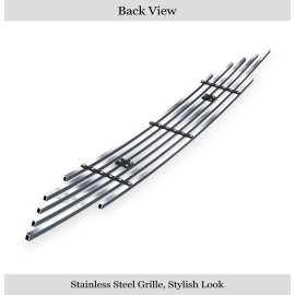 APS GR08FFC15C - Hairline Stainless Steel Lower Bumper Horizontal Billet Grille