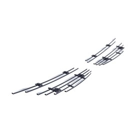 APS GR08FFC52S - Polished Stainless Steel Fog Light Cover Horizontal Billet Grille