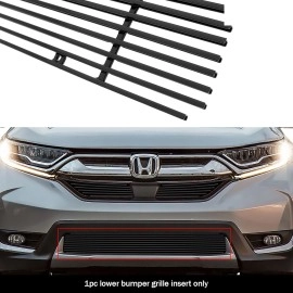 APS GR08FFD23H - Black Aluminum Lower Bumper Horizontal Billet Grille