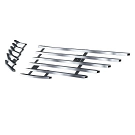 APS GR08FFD24C - Hairline Stainless Steel Main Upper Horizontal Billet Grille