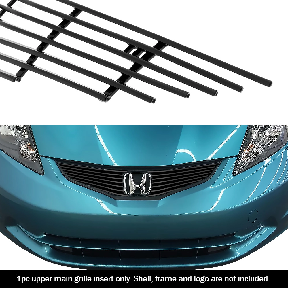 APS GR08FFD24H - Black Aluminum Main Upper Horizontal Billet Grille