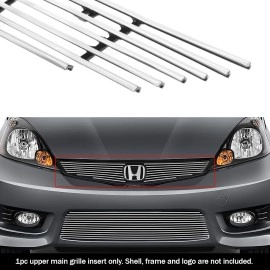 APS GR08FFD26A - Polished Aluminum Main Upper Horizontal Billet Grille