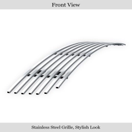 APS GR08FFE57S - Polished Stainless Steel Lower Bumper Horizontal Billet Grille