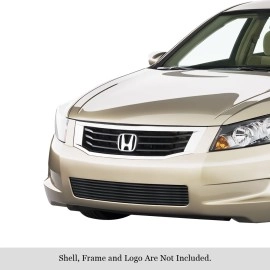 APS GR08FFE90J - Black Stainless Steel Lower Bumper Horizontal Billet Grille