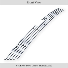 APS GR08FFE98S - Polished Stainless Steel Lower Bumper Horizontal Billet Grille