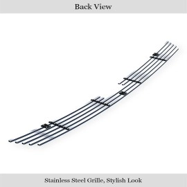 APS GR08FFE98S - Polished Stainless Steel Lower Bumper Horizontal Billet Grille