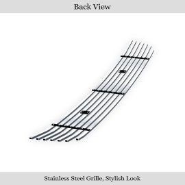 APS GR08FGA04S - Polished Stainless Steel Lower Bumper Horizontal Billet Grille