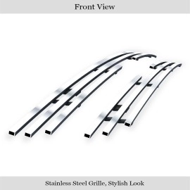 APS GR08FGA05C - Hairline Stainless Steel Main Upper Horizontal Billet Grille