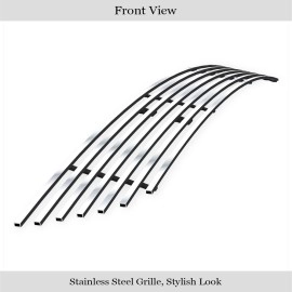 APS GR08FGA20C - Hairline Stainless Steel Lower Bumper Horizontal Billet Grille