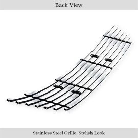 APS GR08FGA20C - Hairline Stainless Steel Lower Bumper Horizontal Billet Grille