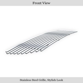 APS GR08FGA28C - Hairline Stainless Steel Main Upper Horizontal Billet Grille