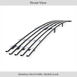 APS GR08FGA30S - Polished Stainless Steel Lower Bumper Horizontal Billet Grille