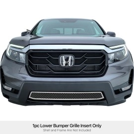 APS GR08GEA89S - Polished Stainless Steel Lower Bumper 2.5mm Wire Mesh Grille