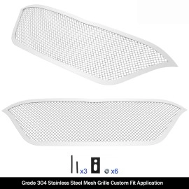 APS GR08GFC14T - Polished Stainless Steel Main Upper 1.8mm Wire Mesh Grille