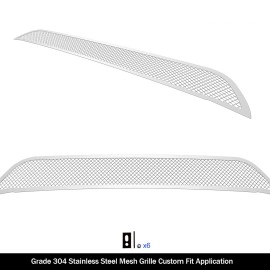 APS GR08GFC51T - Polished Stainless Steel Lower Bumper 1.8mm Wire Mesh Grille