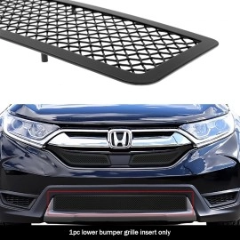 APS GR08GFD23H - Black Stainless Steel Lower Bumper 1.8mm Wire Mesh Grille