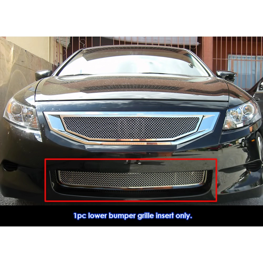 APS GR08GFE57T - Polished Stainless Steel Lower Bumper 1.8mm Wire Mesh Grille