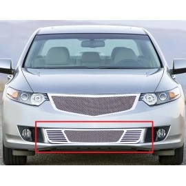 APS GR08GFH04T - Polished Stainless Steel Lower Bumper 1.8mm Wire Mesh Grille