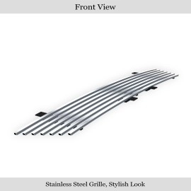 APS GR08HGA01S - Polished Stainless Steel Main Upper Horizontal Billet Grille