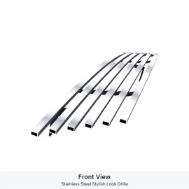 APS GR08HGA09C - Hairline Stainless Steel Main Upper Horizontal Billet Grille