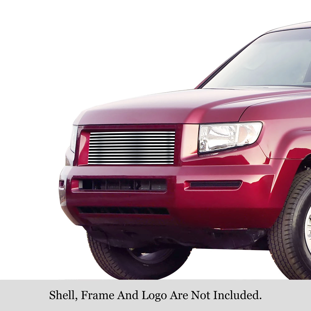 APS GR08HGA14S - Polished Stainless Steel Main Upper Horizontal Billet Grille