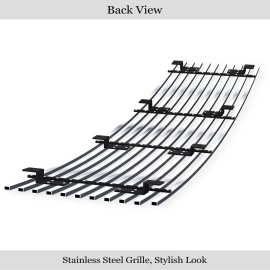 APS GR08HGA14S - Polished Stainless Steel Main Upper Horizontal Billet Grille