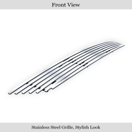 APS GR08HGA33C - Hairline Stainless Steel Main Upper Horizontal Billet Grille