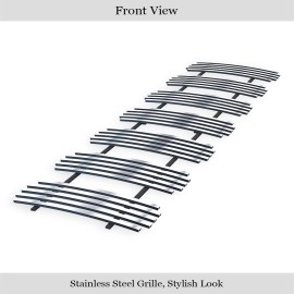 APS GR10FED99S - Polished Stainless Steel Main Upper Vertical Billet Grille