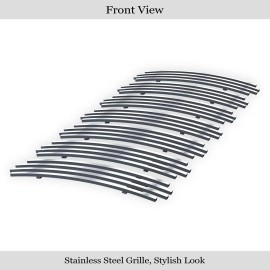 APS GR10FEE38S - Polished Stainless Steel Main Upper Vertical Billet Grille