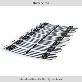 APS GR10FFE39S - Polished Stainless Steel Main Upper Vertical Billet Grille