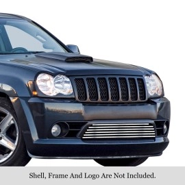 APS GR10FFF05S - Polished Stainless Steel Lower Bumper Horizontal Billet Grille