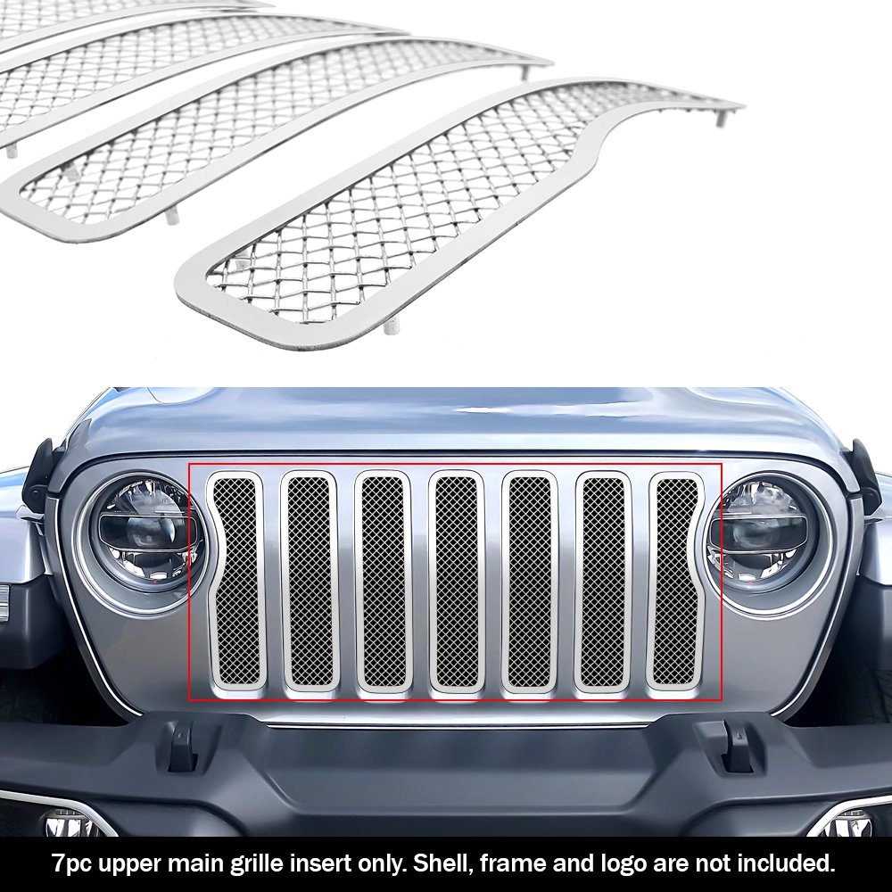 APS GR10GEJ45T - Polished Stainless Steel Main Upper 1.8mm Wire Mesh Grille