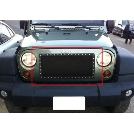 APS GR10LEH19H - Black Stainless Steel Main Upper 1.8mm Wire Mesh Grille w/ Rivet