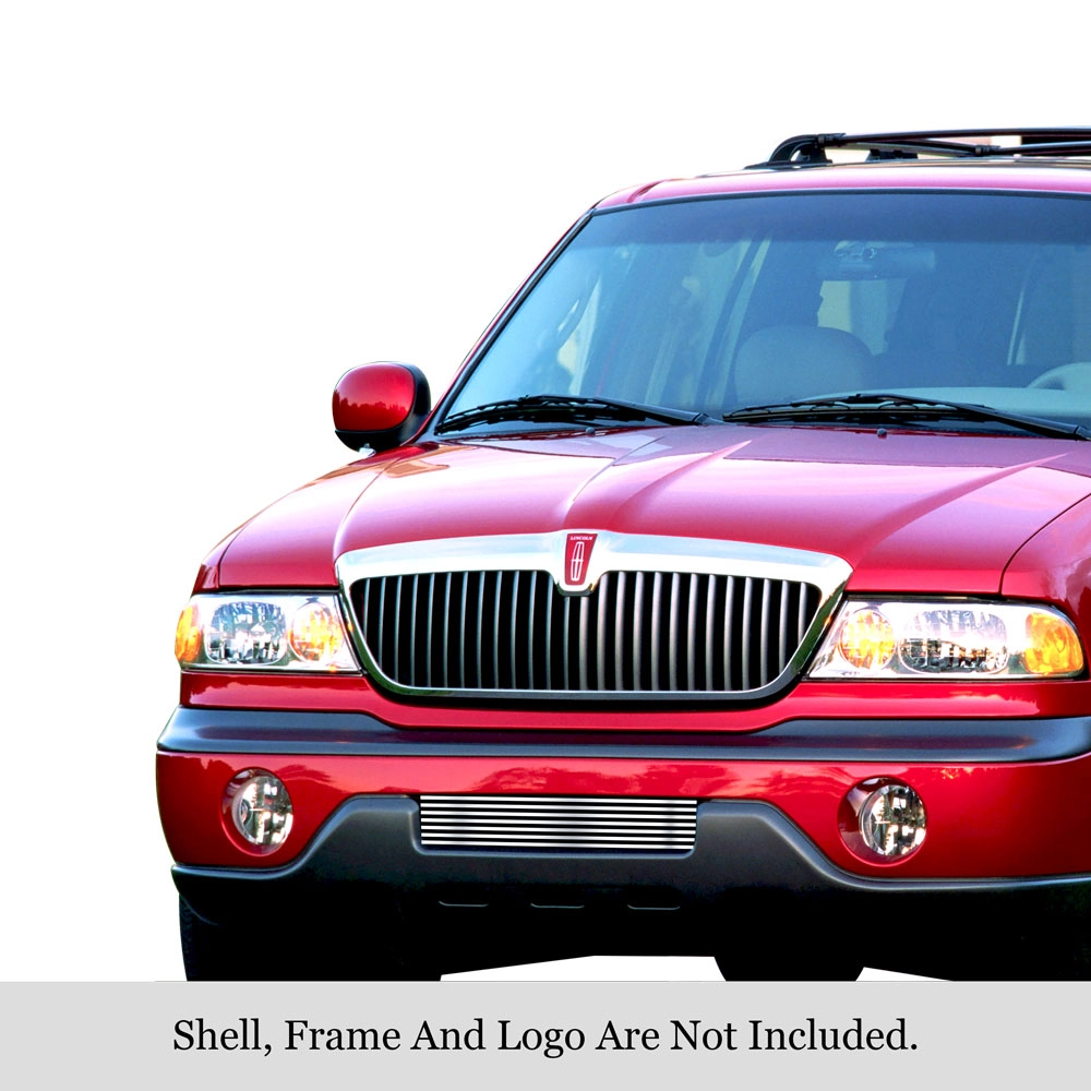 APS GR12FEJ89S - Polished Stainless Steel Lower Bumper Horizontal Billet Grille